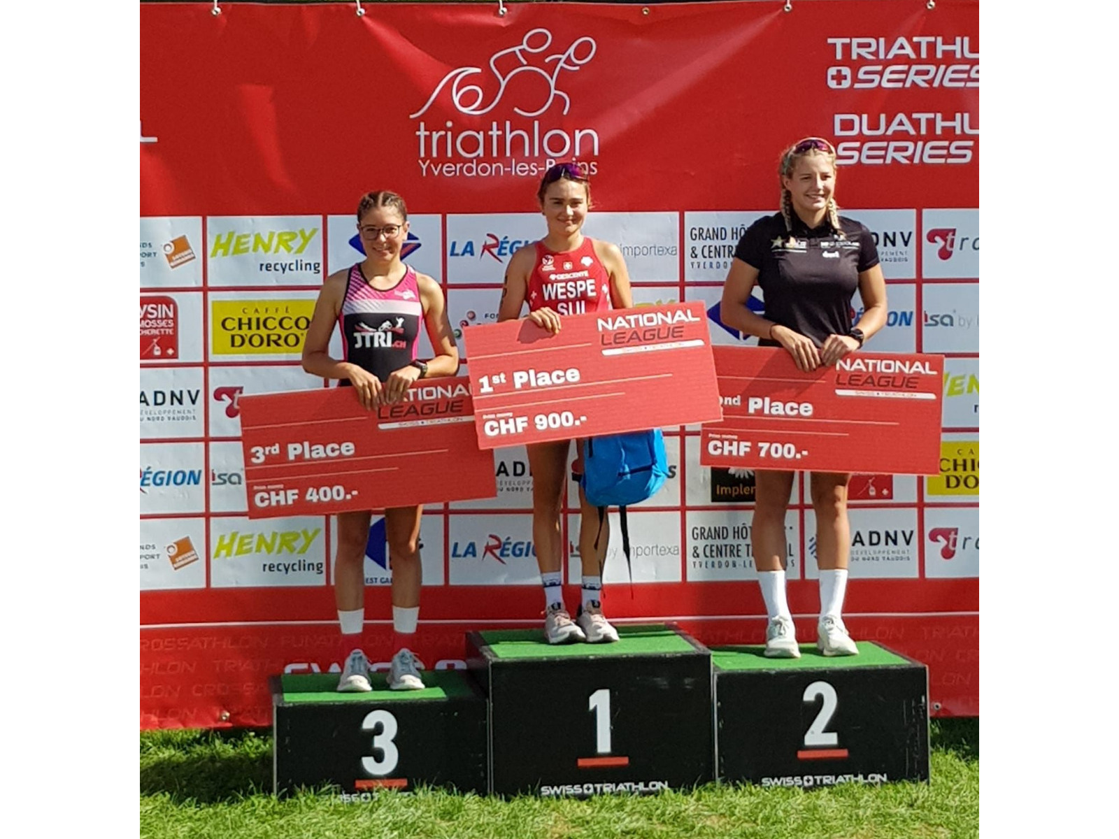 Triathlon d’Yverdon-les-Bains, Powerman Zofingen und Triathlon Locarno